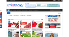 Desktop Screenshot of liveitstronger.com